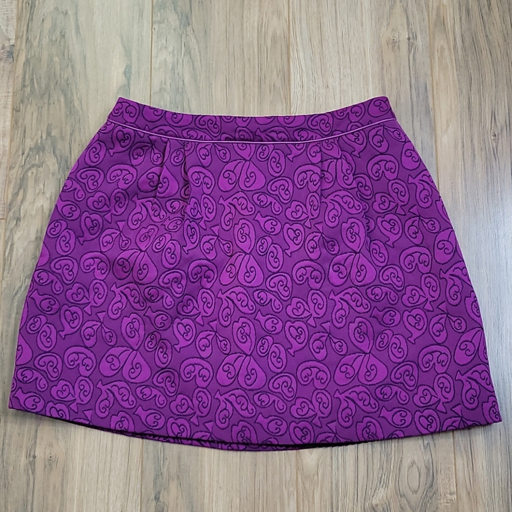 HD in Paris by Anthropologie Purple Pleated Skirt
